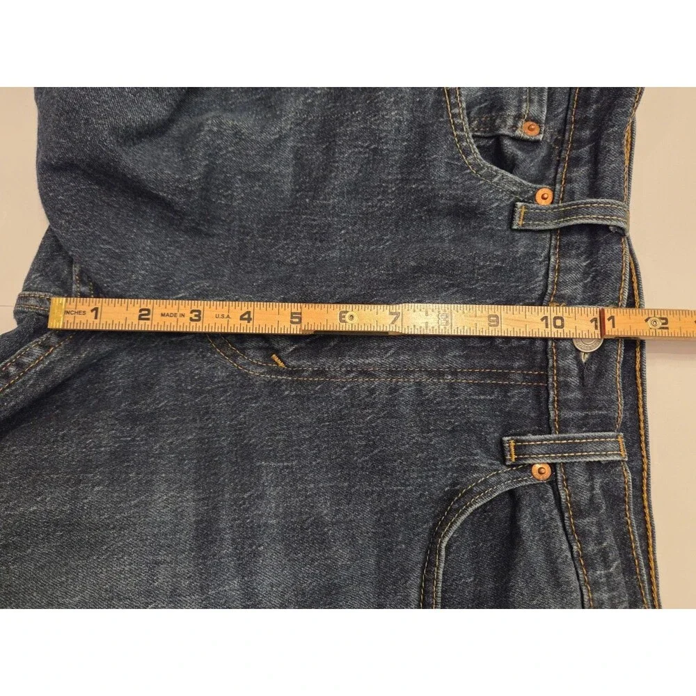 Levi’s 505 Men’s Jeans 34x32 Straight Leg Dark Wash Classic Fit Denim